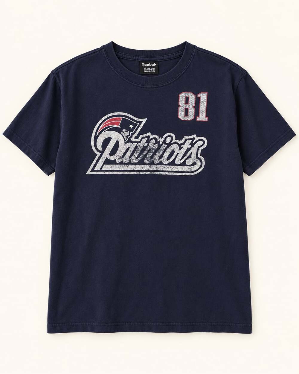 Reebok New England Patriots Randy Moss #81 NFL Tee XL 18/20